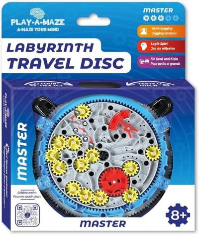 Carletto - Play-a-Maze Labyrinth Travel Disc MASTER – Das ultimative 3D-Knobelspiel